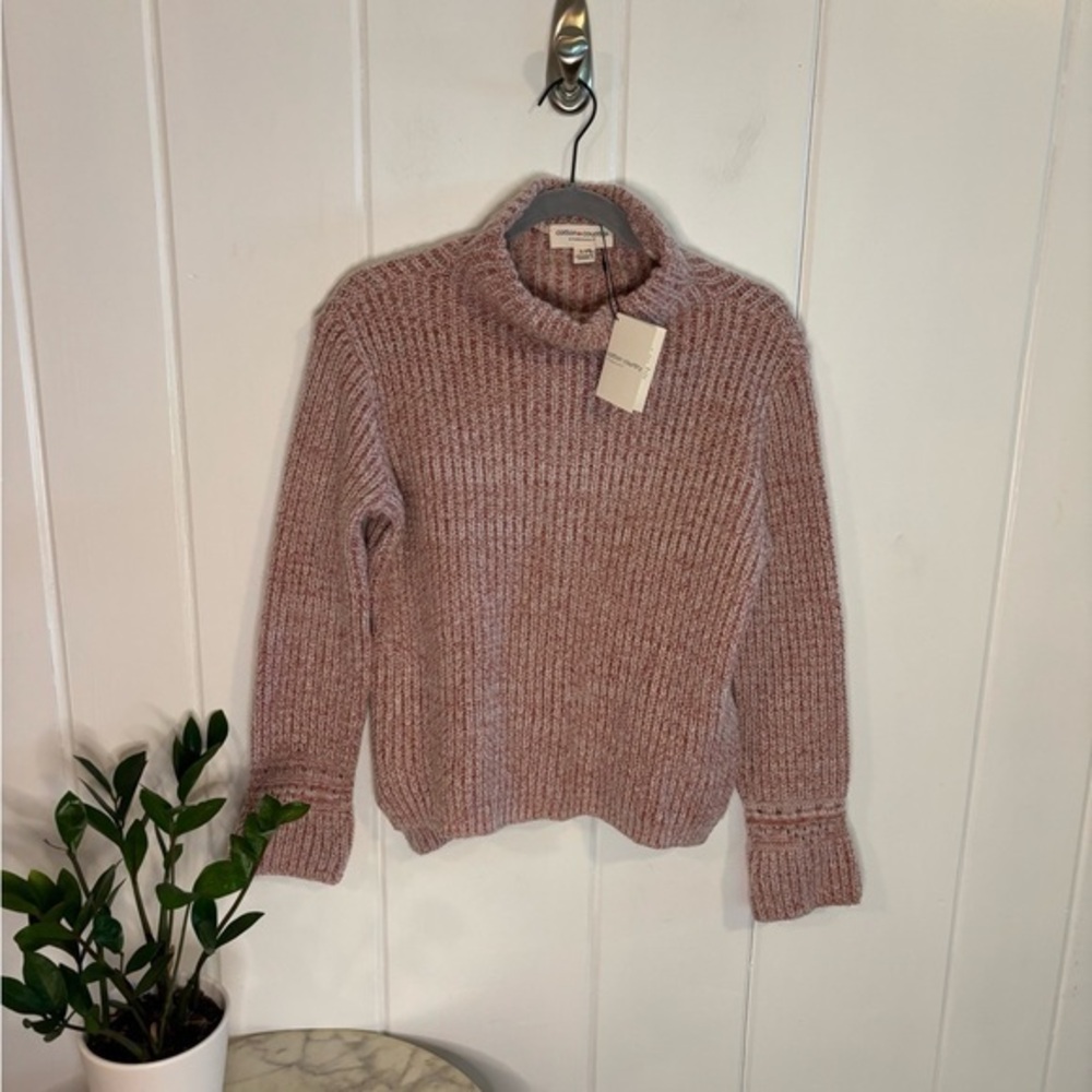 NWT Cotton Country by Parkhurst Made in Canada Baxter Funnel Neck Sweater